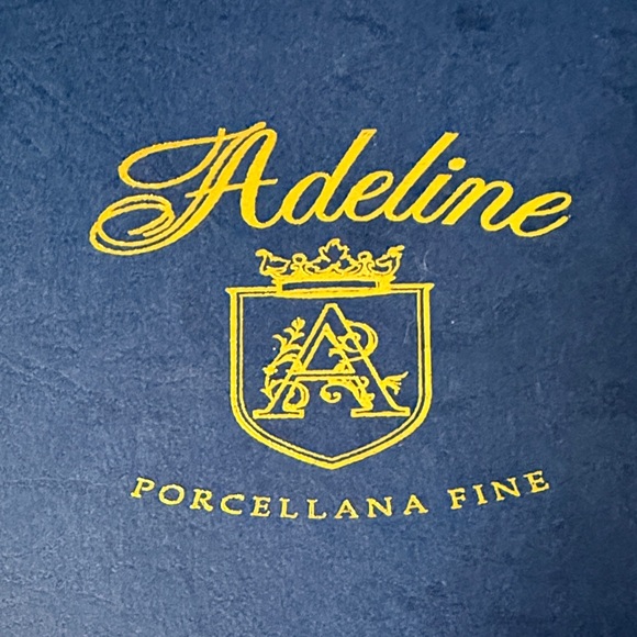 Adeline Rose Pattern Teacup Set - Red and Black - Picture 2 of 6